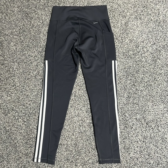 🌸4/$20🌸Adidas Climalite Black Leggings Size Medium EUC - Picture 2 of 6
